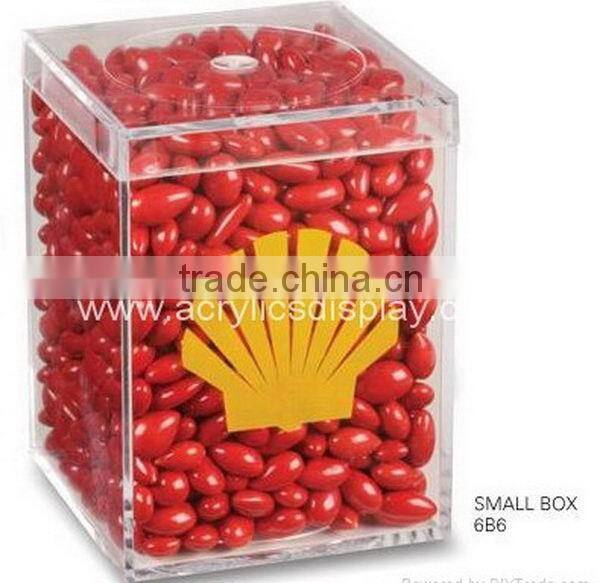Design unique small acrylic candy gravity box