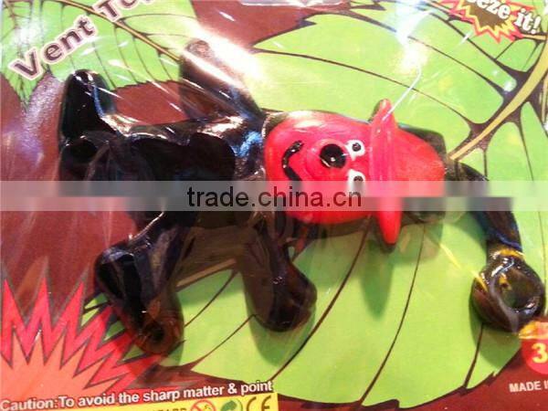 TPR sticky venting toys with smiling face