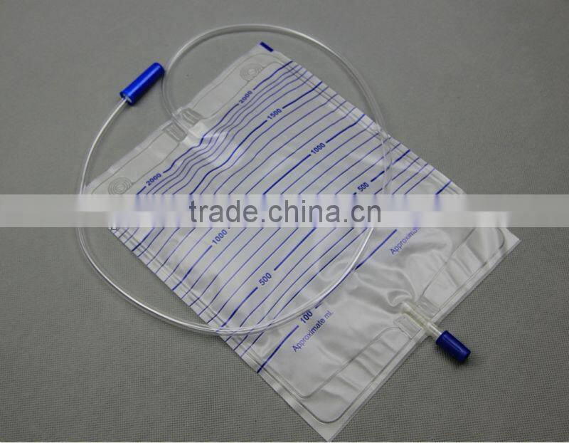 Disposable T valve urine bag
