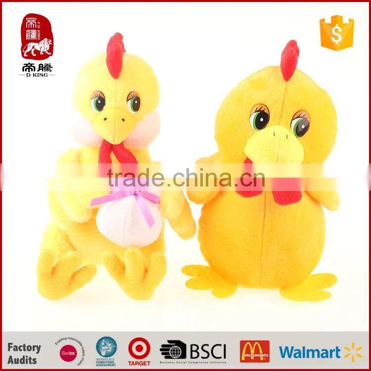 Custom Yellow Chick/Chicken Called Soft /Easter Gift toy chicken lays eggs