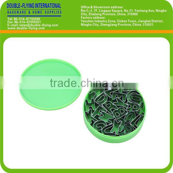 Stainless Steel Alphabet Cookie Cutter Set, Cake Decoration