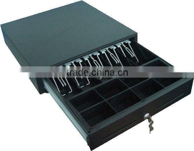 RJ12/RJ11Three locks cash drawer flip top with pos thermal receipt printer----HS410E