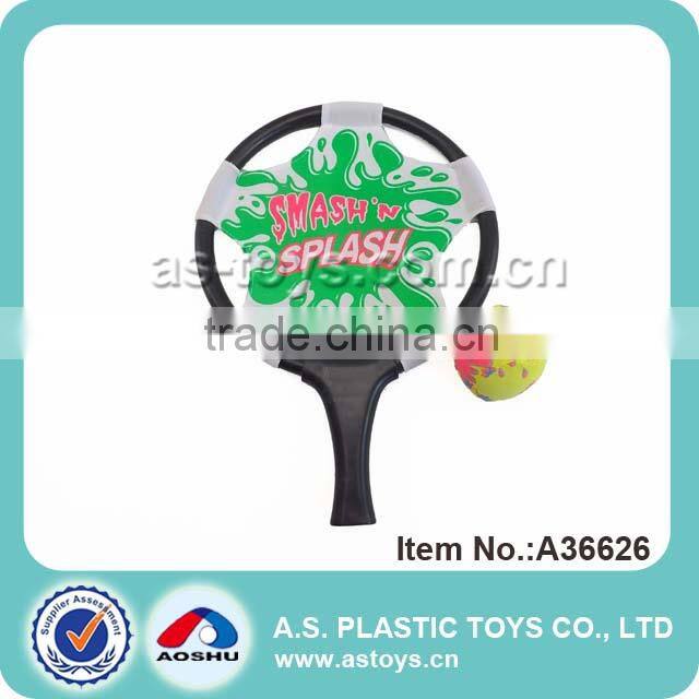 Summer children 26 inch big fabric beach racket with ball