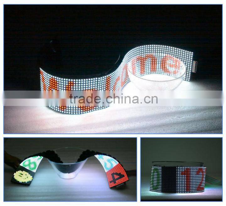 china led tv price in india Pitch 7.62mm Flexible big screen hd Moving Message Sign with Full Color