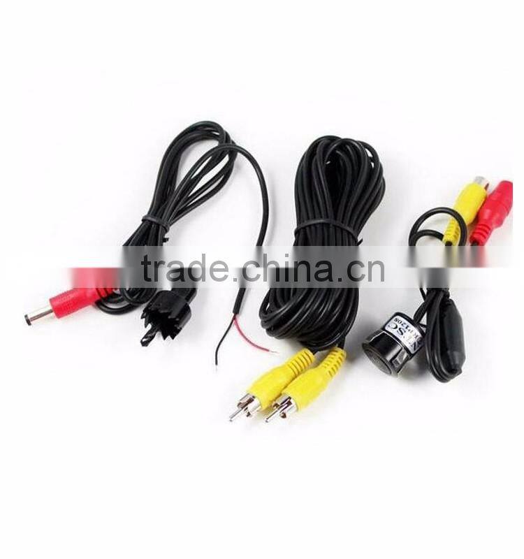 Flush mounted hidden style 170 degree angle auto rear view camera