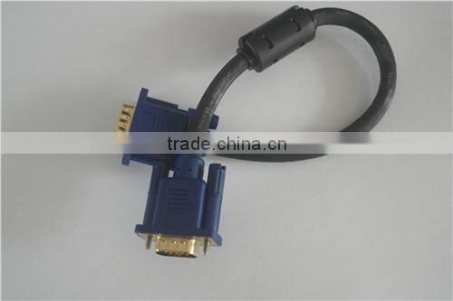 15cm TO MALE VGA SVGA CABLE LEAD - LAPTOP TV LCD MONITOR
