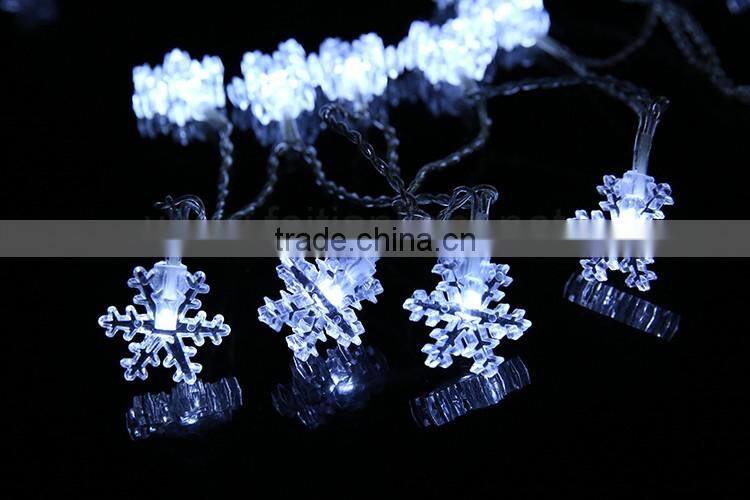TZFEITIAN waterproof IP44 transformer low voltage snowflake led string lights