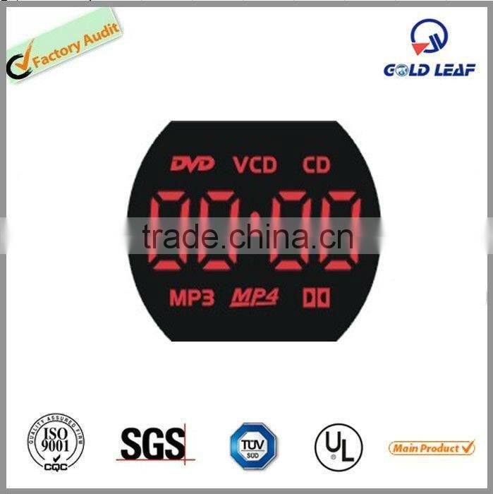 Round pannel led full color display for dvd player seven segment display led screen dvd player