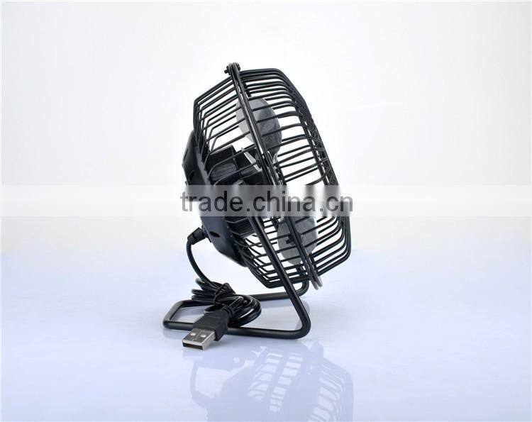 4 inch USB mini small cool metal desk fan