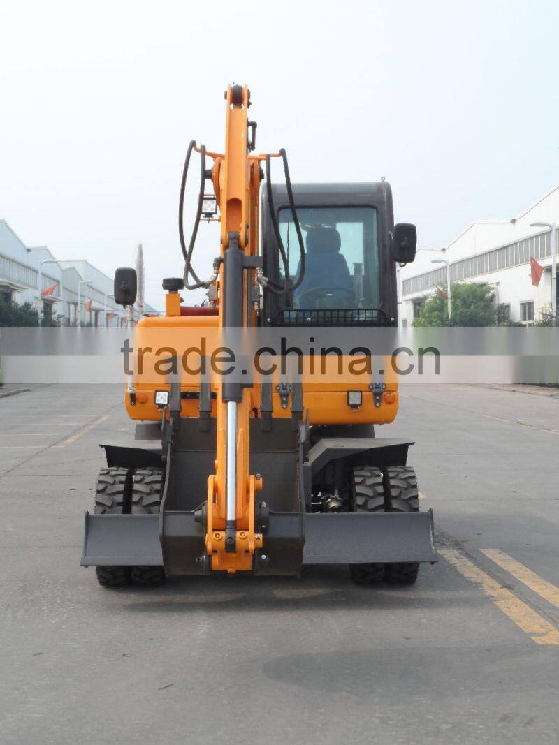 excavator machine with spare parts,new wheel excavator
