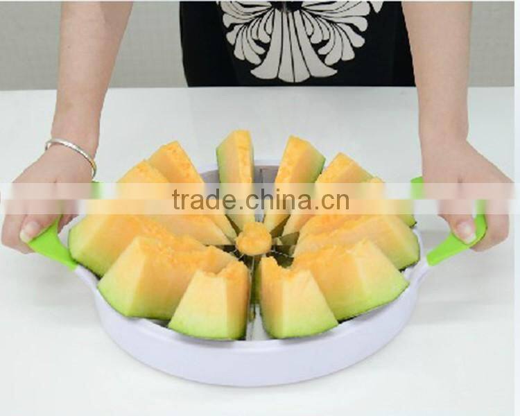 Hot sale melon slicer with twelve stainless steel blades