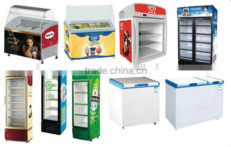 Commercial Efficient290 Compressor Supermarket Island Showcase Refrigerator