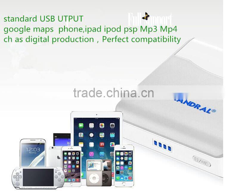 Hot selling fashion make-up case mirror power bank for women