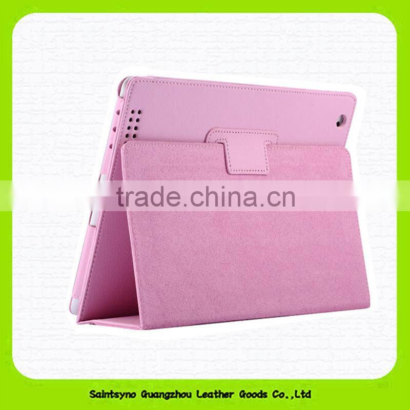 15040 Smart Cover Partner Transparent Back+Magnetic Leather Case for iPad mini Smart Cover Sleep On/Off for Apple iPad mini 3