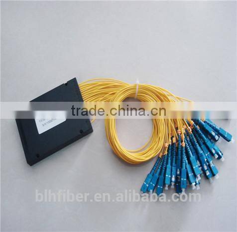 GPON fiber optic 1x16 PLC splitter / Fiber Optical PLC Splitter Singlmode