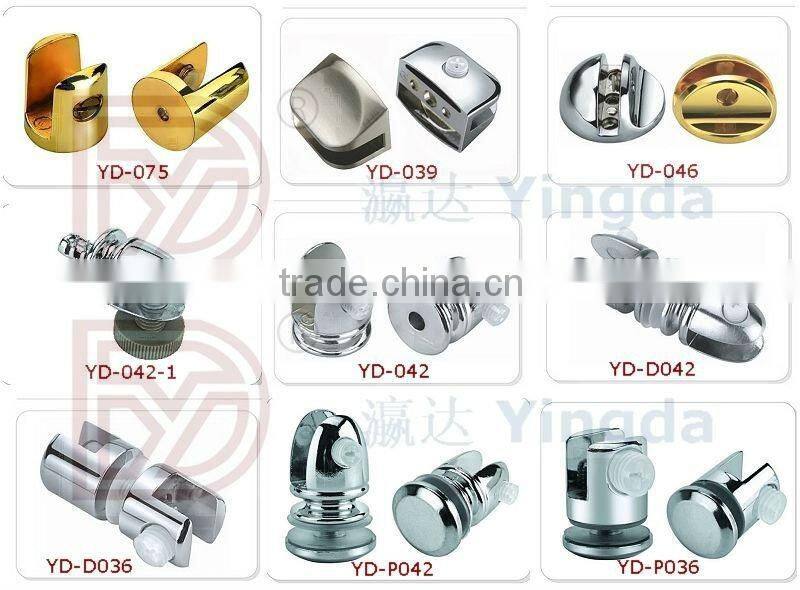 Half Round Positioning Cabinet Glass Clips