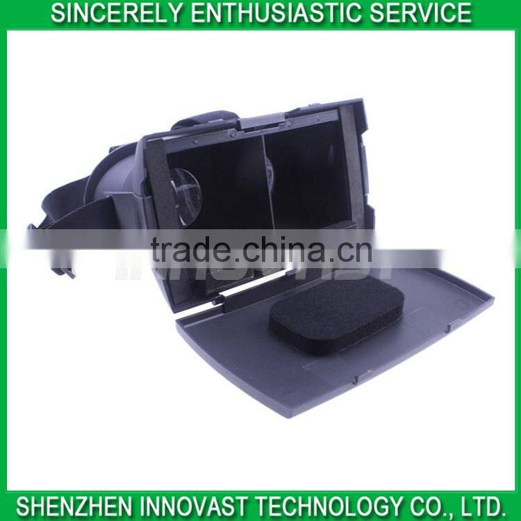 Google cardboard V2 virtual reality(VR) tookit 2.0 Viewer 3d glasses for 6inch phone available for andorid and ios