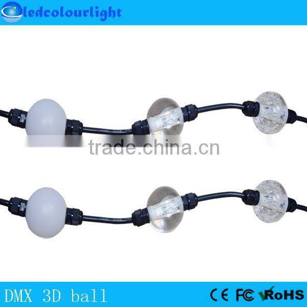 50mm solid milk nightclub stage Madrix DMX512 string pixel ball light