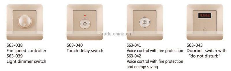 5 pin MF(Muti-Function) Outlet Universal wall switch and socket