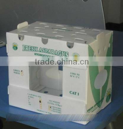 2012 high quality pp corrugated plastic waste bin