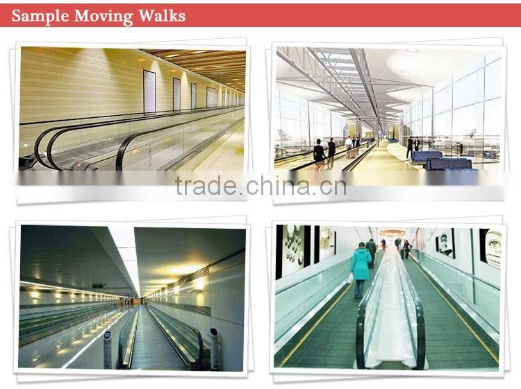 walk escalator|Passenger conveyor with speed 0.5m/s|Moving walkway