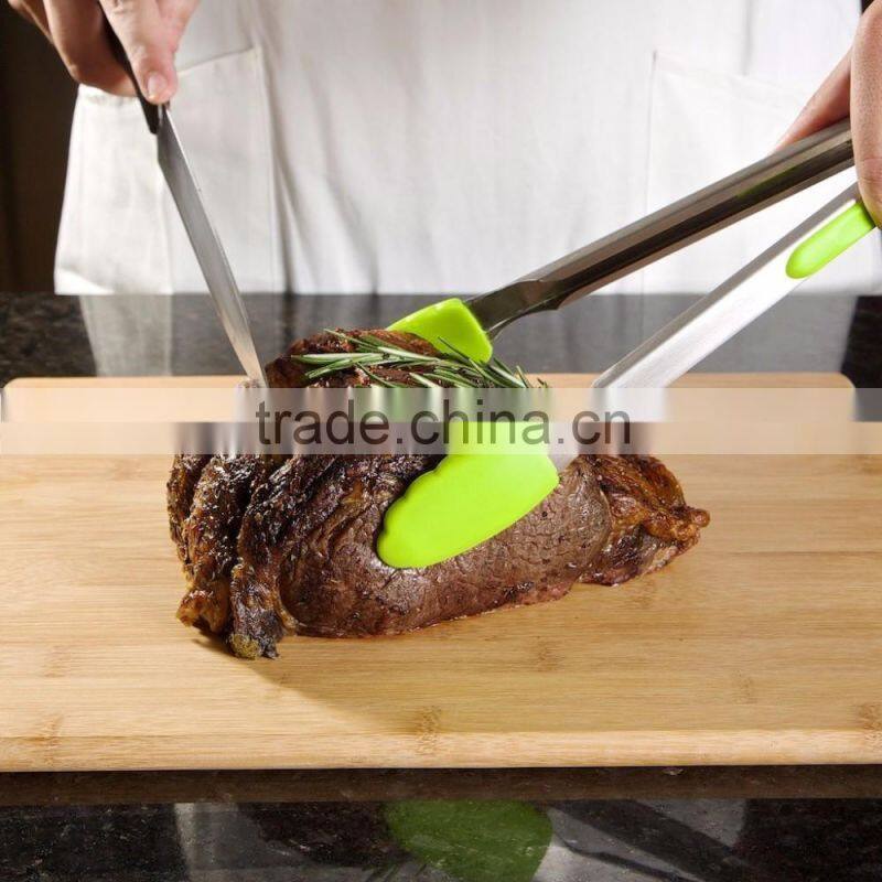 2016 Hot sell FDA,LFGB ,ROHS Approved silicone tongs