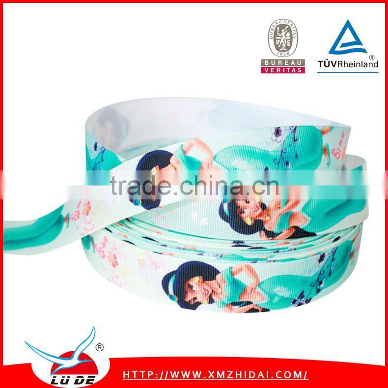 2015 Hot selling custom printed grosgrain ribbon