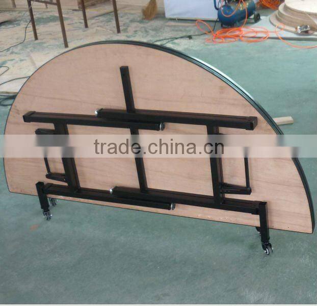 2013 Restaurant banqueting folding wood table top for sale (GT609)