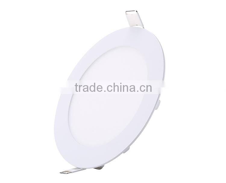 Good quality slim panel light round for office 12w