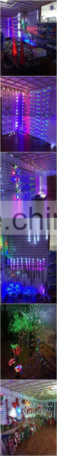 Plastic butterfly LED string light for Christmas