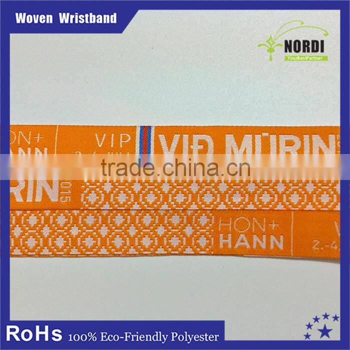2015 wedding decoration customize woven wristbands
