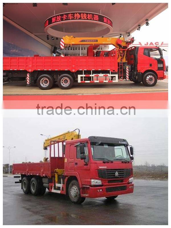 SINOTRUK HOWO 6x4 crane truck 266Hp for sale howo truck