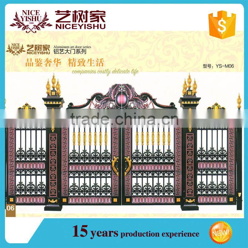 Customized aluminum main gate designs, gate design, different steel gate designs