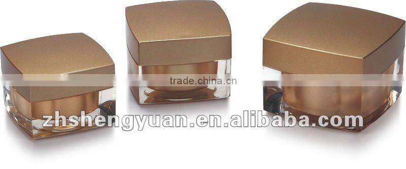 Acrylic jar for cosmetic package