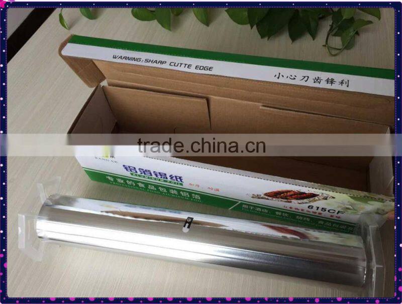 Food packaging aluminium foil paper in roll type used in kitchen and cooking