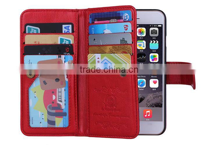 Wholesale Cell Phone Case For iP 6/Wallet Leather Cell Phone Case