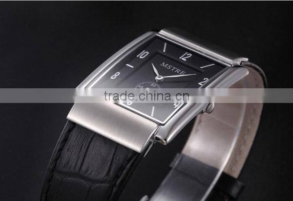 Casual fashion square antique quartz ceramic ceramic watch