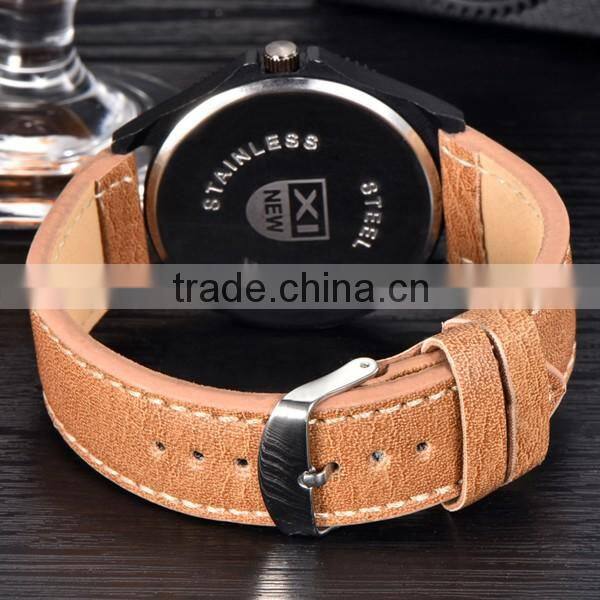 Luxury Dial Diameter 40mm Leather Watch For Men