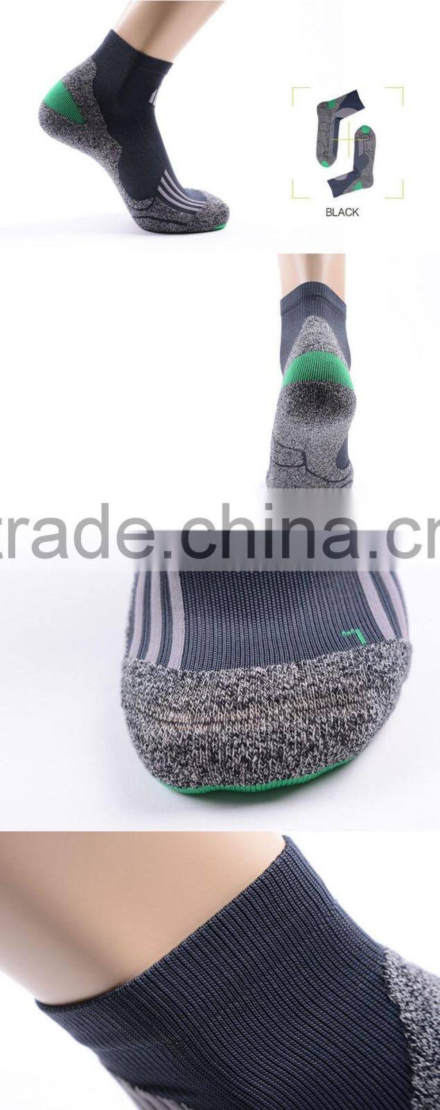 compression socks coolmax with wool loop for men sports running