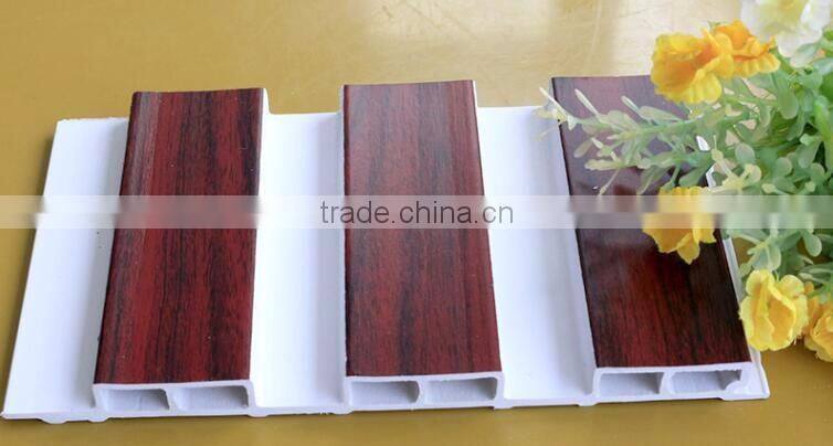 Eco-friendly waterproof WPC wall deco panel wood plastic composite wall cladding