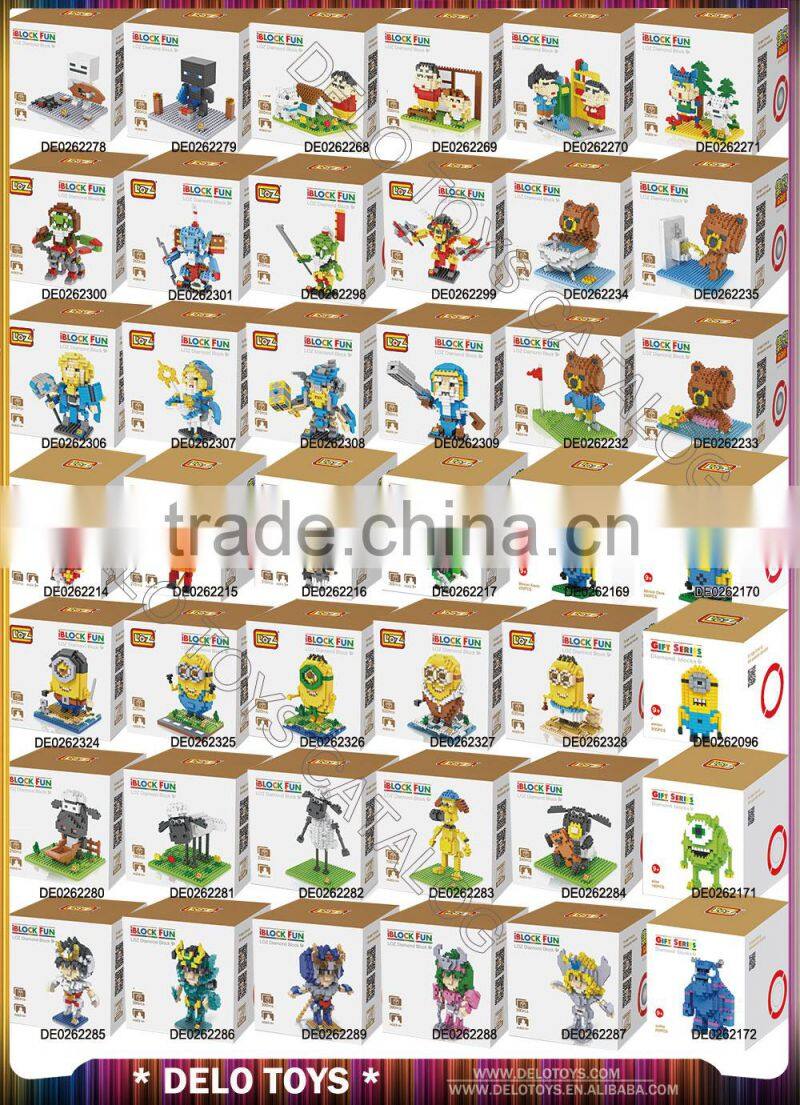 plastic diamond bricks assemble toys construction blocks Loz Mickey Mouse blocks DE0262218