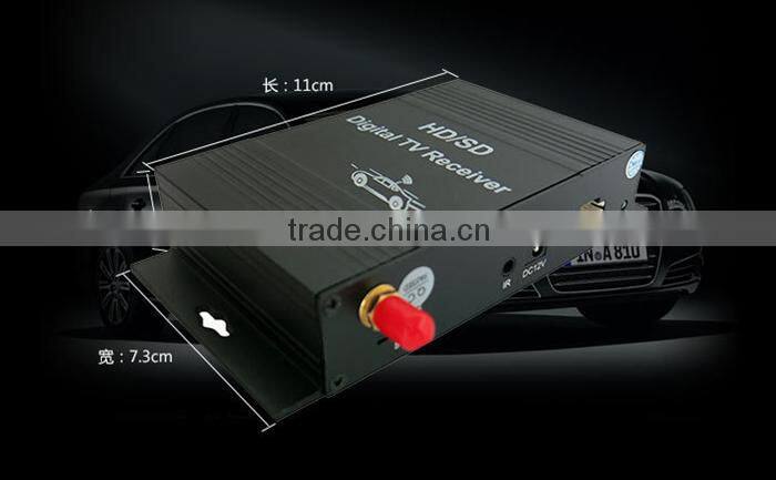 Digital Car Tuner Four way Single Antenna M-288X TV Tuner ISDB-T Brazil ( One seg ) Digital TV Receiver for South America