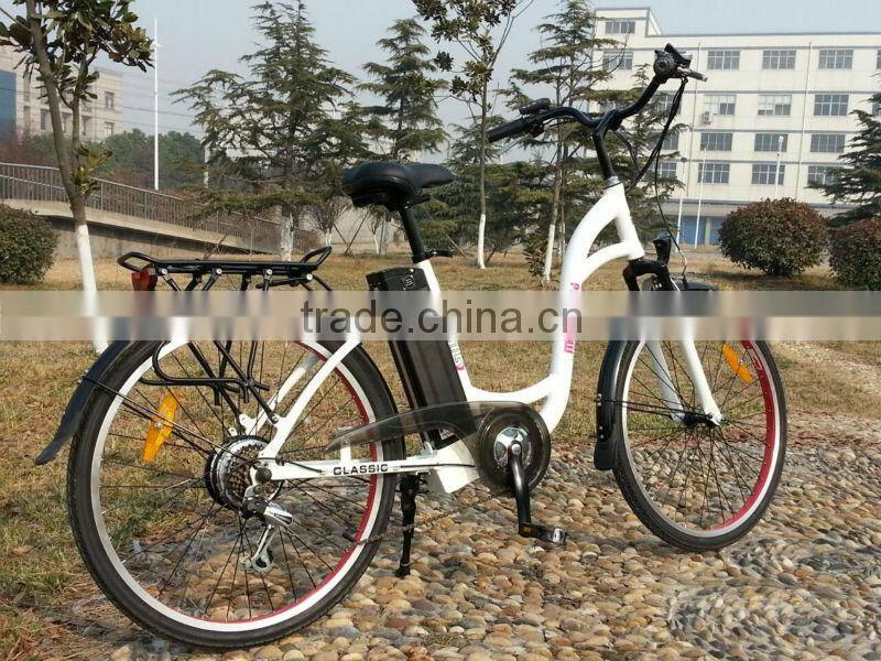 cheap green female city buy electric bike with CE, EN15194