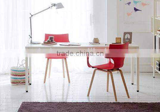 simple steel wood computer desk of modern design