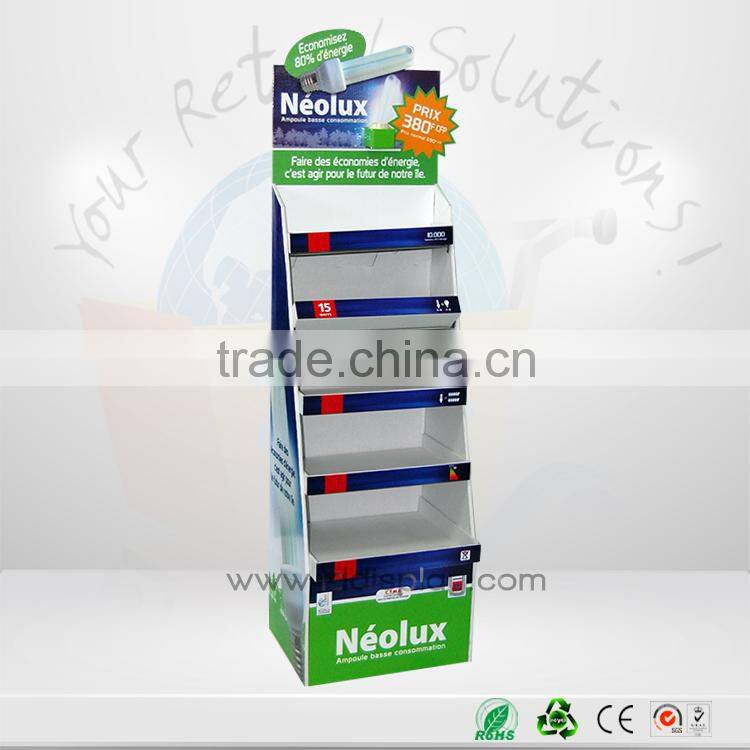 Custom pop up cardboard display stand
