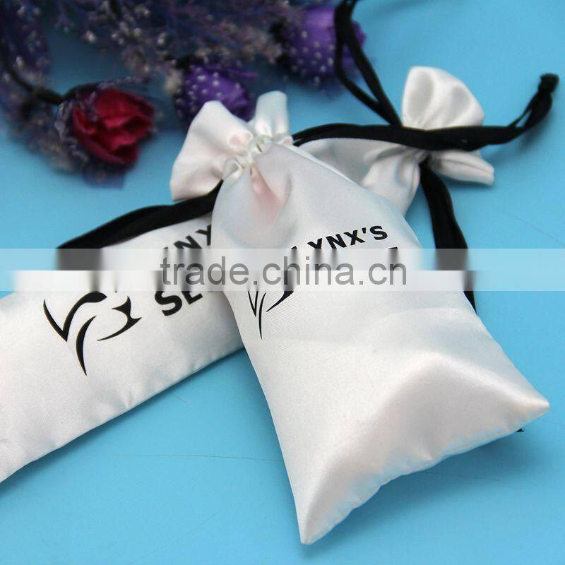 wholesale China luxury large size satin hair extensions packaging bags