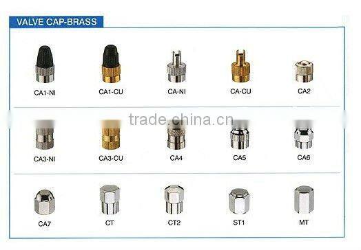 AVC-2 Red Aluminum Tire Valve Cap