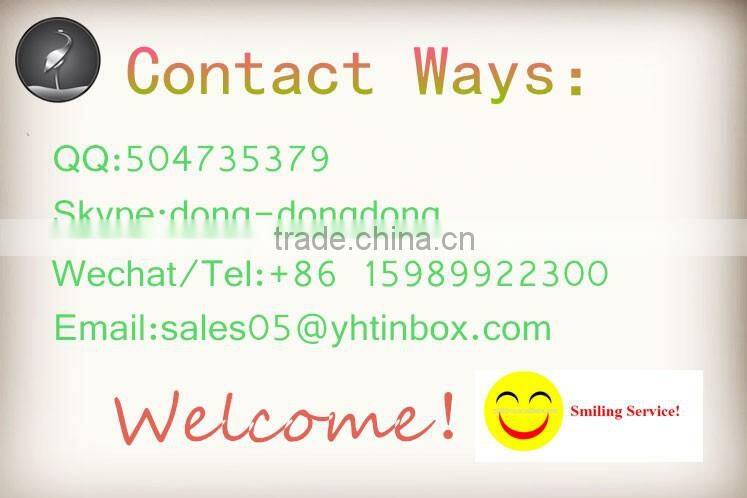 Customized mint tin box with slide lid