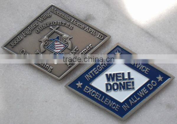 Custom commemorative souvenir coin medallion,metal zinc alloy coin,memory silver medal coin