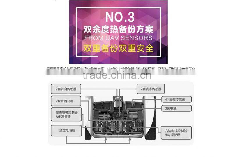 Odeway handle bar balance scooter A6 with LED screen